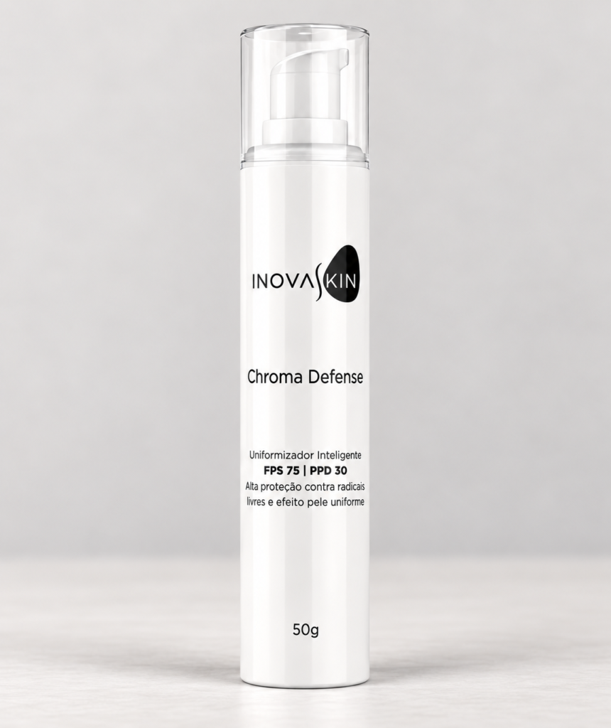 Chroma Defense — Fotoprotetor Facial com Cor Inova Skin